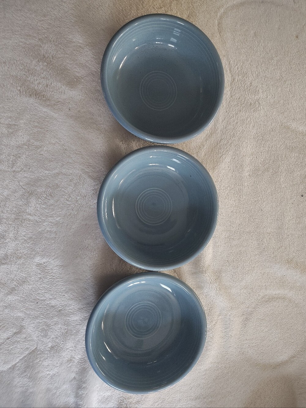 Fiestaware Periwinkle Blue Bowl 5 1/2” Set Of 3